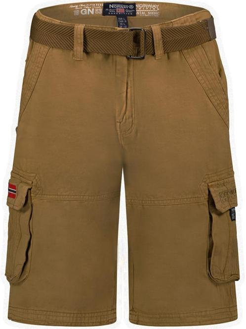 Heren Korte Broek Zakken Geographical Norway Pionec Kaki, Kleding | Heren, Broeken en Pantalons, Verzenden