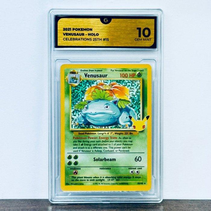 Pokémon Graded card - Venusaur Holo 15 - Pokémon - GG 10, Hobby en Vrije tijd, Verzamelkaartspellen | Pokémon