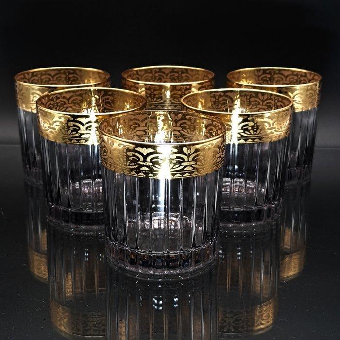 Artemisia - Whiskyglas (6) - Kristal, oro 24kt, Antiek en Kunst, Antiek | Glaswerk en Kristal