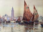 Walter Hayes (XIX) - ‘Sailing Boats in Venice’