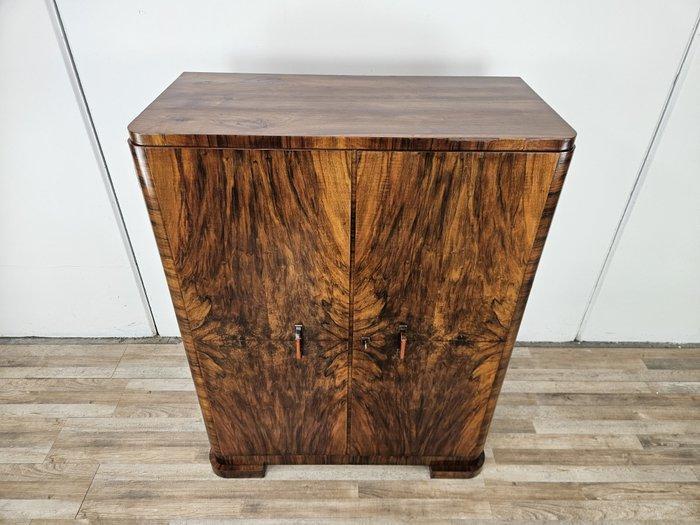 Credenza - Lineair Art Deco-dressoir in walnotenfineer. -, Antiquités & Art, Art | Objets design
