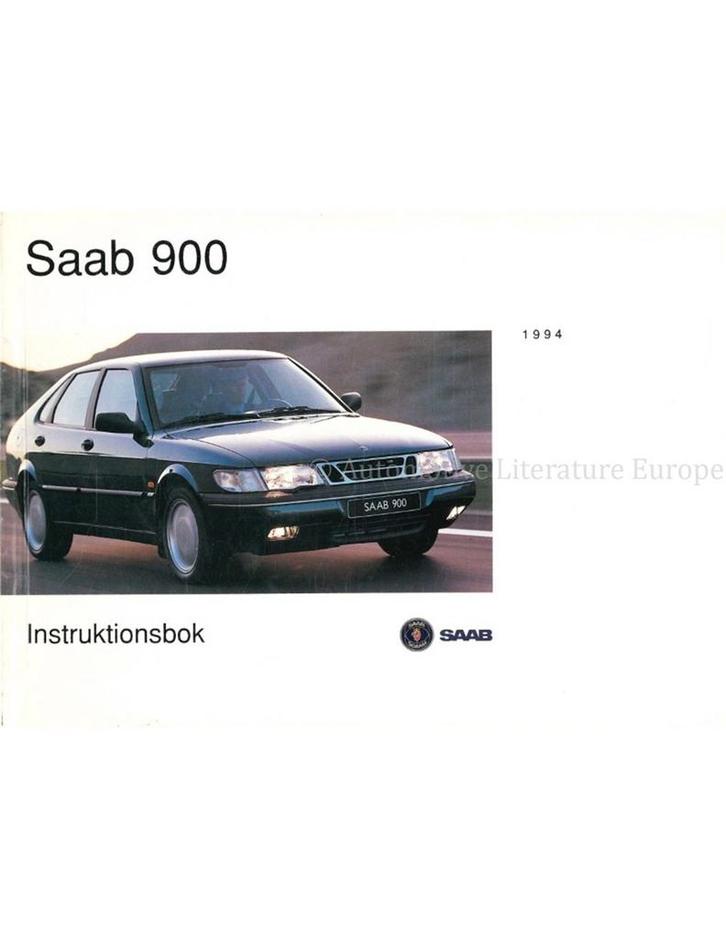 1994 SAAB 900 INSTRUCTIEBOEKJE ZWEEDS, Auto diversen, Handleidingen en Instructieboekjes