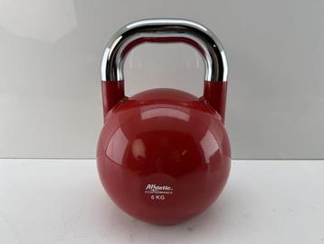 Veiling - Rode kettlebell 6 kg – Athletic Performance beschikbaar voor biedingen
