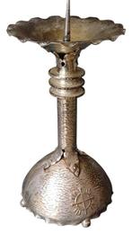 Kaarsenhouder - Verzilverd, Antiek en Kunst