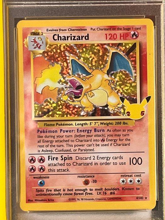 Pokémon - 1 Graded card - Charizard Celebrations Holo - PSA, Hobby en Vrije tijd, Verzamelkaartspellen | Pokémon