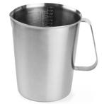 Maatbeker | RVS | 2L | Maatverdeling | Ø140x170(h)mm HENDI, Verzenden, Nieuw in verpakking
