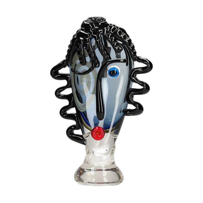 Beeldje - Abstract face - Glas, Antiek en Kunst, Kunst | Designobjecten