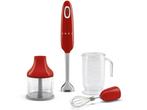 SMEG HBF03RDEU - Staafmixer - 700W - Inclusief accessoires -, Huis en Inrichting, Verzenden, Zo goed als nieuw
