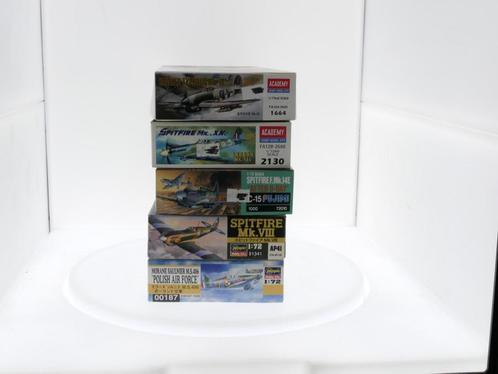 Schaal 1:72 Set van 5 bouwpakketten thema britse jachtvli..., Hobby en Vrije tijd, Modelbouw | Vliegtuigen en Helikopters, Zo goed als nieuw