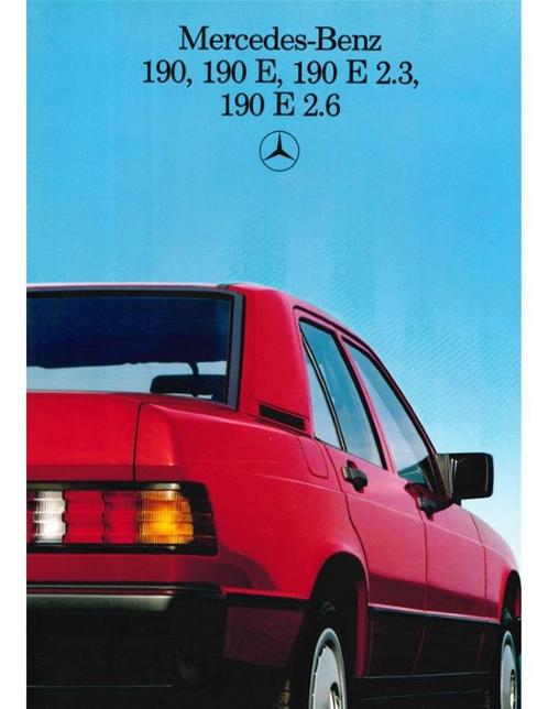 1985 MERCEDES BENZ 190 BROCHURE NEDERLANDS, Boeken, Auto's | Folders en Tijdschriften