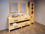 2 persoons badmeubelset 180cm | White Wash, Verzenden, Nieuw, 200 cm of meer, 25 tot 50 cm
