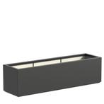 Polyester plantenbak 150x40x40cm - Met bodem, Tuin en Terras, Kunststof, 100 cm of meer, Nieuw, Rechthoekig