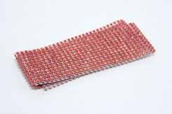 Strass Band 1meter Rood Strassband, Huis en Inrichting, Woonaccessoires | Kunstplanten en Kunstbloemen, Nieuw