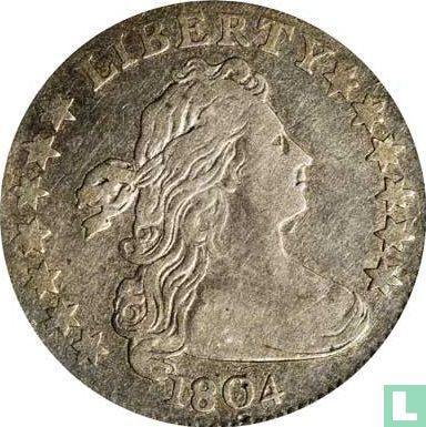 Verenigde Staten 1 dime 1804 (type 1), Postzegels en Munten, Munten | Amerika, Losse munt, Goud, Zilver, Verzenden
