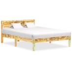 vidaXL Bedframe massief gerecycled hout 120x200 cm, Huis en Inrichting, Slaapkamer | Bedden, Verzenden, Nieuw
