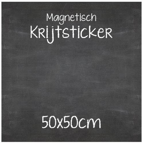 Magnetische Krijtsticker 50x50 cm, Maison & Meubles, Accessoires pour la Maison | Cadres, Envoi