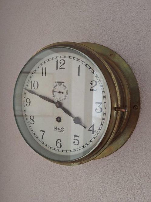 Horloge de navire -   - Laiton moulé - 1930-1940 - Horloge, Antiek en Kunst, Antiek | Klokken
