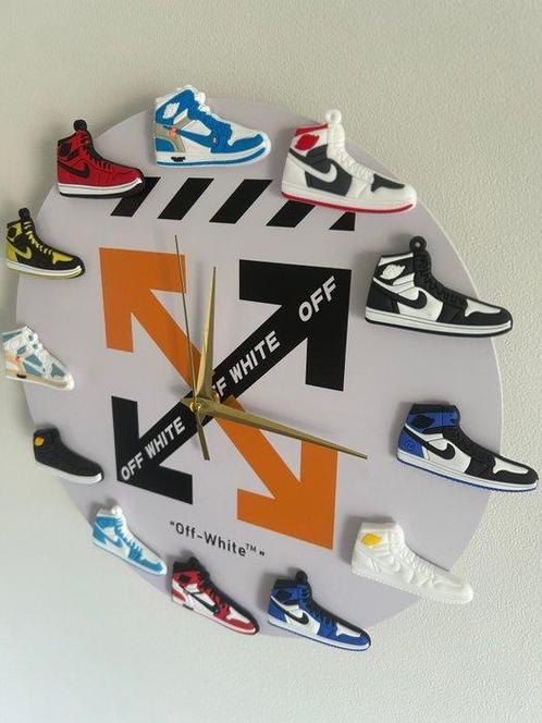 Horloge murale - Nike / Off-White Advertidement - Métal,, Antiek en Kunst, Kunst | Designobjecten