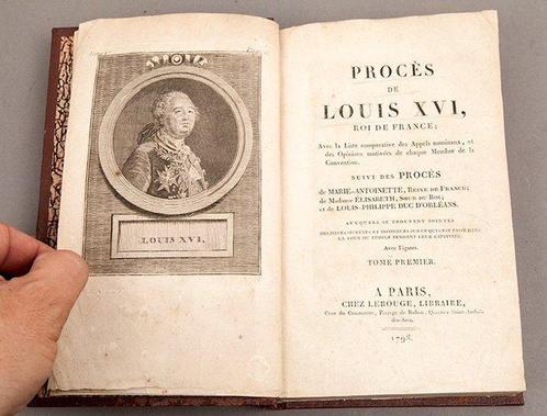 Lerouge [ed.] - Procès de Louis XVI, roi de France - 1798, Antiquités & Art, Antiquités | Livres & Manuscrits