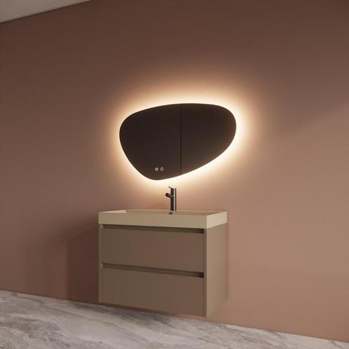 Badmeubelset BWS Riga Met Lako Wastafel Cappuccino 80 cm, Doe-het-zelf en Bouw, Sanitair, Bad, Nieuw, Ophalen of Verzenden