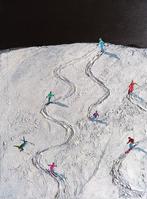 Jasmin Navoyan - Night Skiers, Antiek en Kunst, Kunst | Schilderijen | Modern