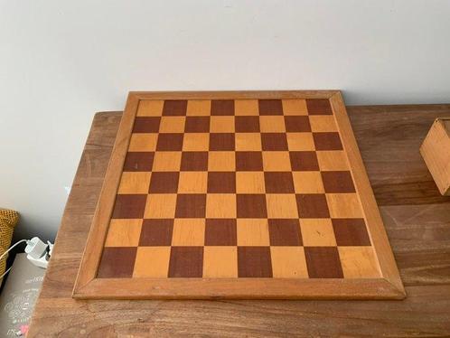 Schaakspel - Beuken, Antiek en Kunst, Curiosa en Brocante