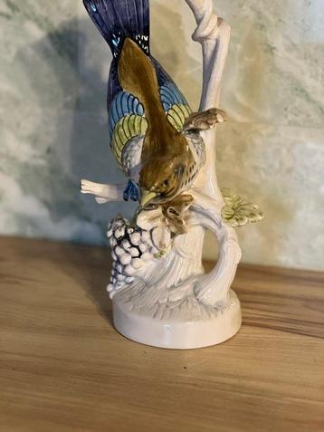 Ronzan - Figure - Vogel auf einem Ast mit Trauben -