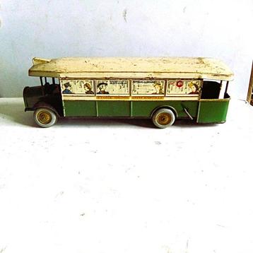 Mahé et Gutton - Jouet - Bus Parisien ancien en tôle