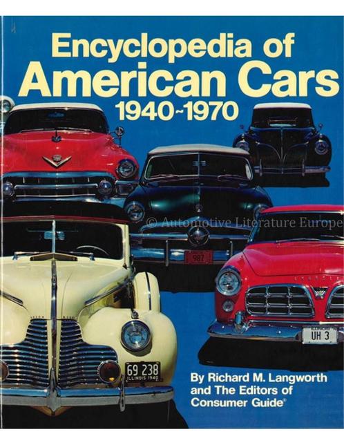 ENCYCLOPEDIA OF AMERICAN CARS 1940 - 1970 (CONSUMER GUIDE), Boeken, Auto's | Boeken