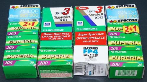 Fuji, Ilford, Fujifilm 16x expired rolls of Ongebruikte, Audio, Tv en Foto, Fotocamera's Analoog