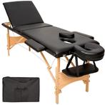 3 zone massagetafel Daniel, matras + tas - zwart, Sports & Fitness, Produits de massage, Verzenden