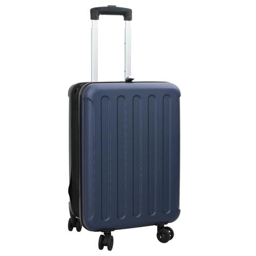 vidaXL Vouwkoffer Hard Shell 20 Donkerblauw 34x23x55,5 cm, Handtassen en Accessoires, Koffers, Nieuw, Verzenden