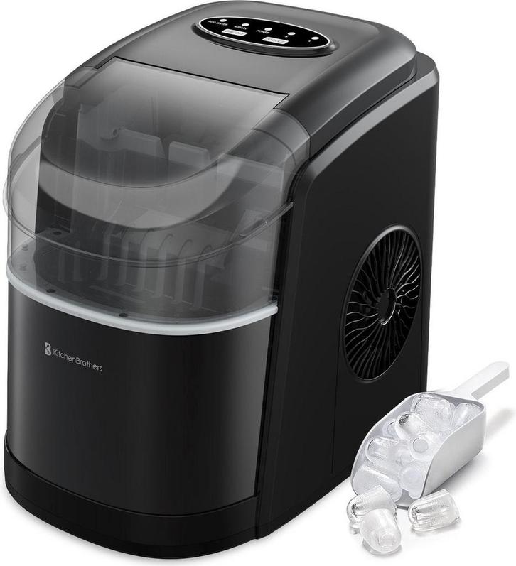 2dekans | KitchenBrothers IJsblokjesmachine - 1.6L - 8 min., Elektronische apparatuur, Koelkasten en IJskasten, Ophalen of Verzenden