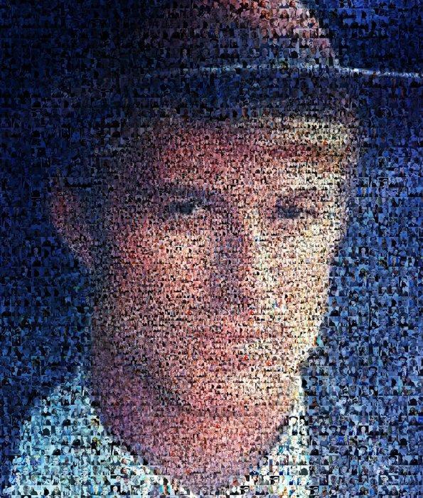 David Law - Robert Redford - Natural - Format XL 60x60, Antiek en Kunst, Kunst | Designobjecten