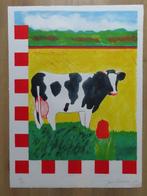 Jan Cremer (1940-2024) - Koe in Hollands landschap