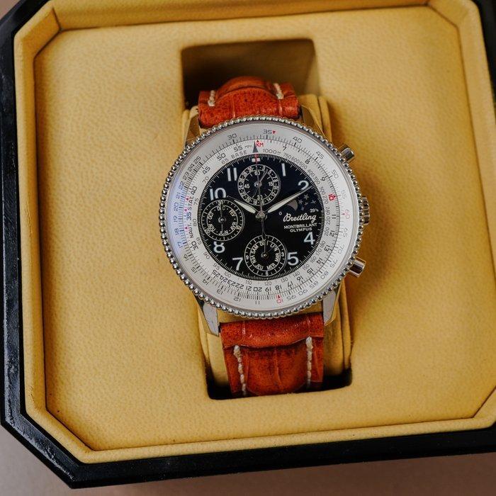 Breitling - Montbrillant Olympus Triple Date Moonphase -, Handtassen en Accessoires, Horloges | Heren