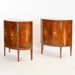 Credenza - Walnoot, Mahonie, rozenhout, Eik, Verguld brons -