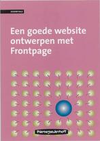 Een goede website ontwerpen met FrontPage / Essentials, Boeken, Verzenden, Zo goed als nieuw, F.J. Peetoom