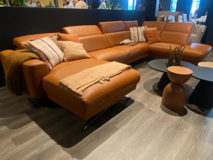 Grote FAILLISSEMENTSVERKOOP 250 salons in ECHT LEDER en stof, Huis en Inrichting, Zetels | Complete zithoeken, Nieuw, Leer, Metaal