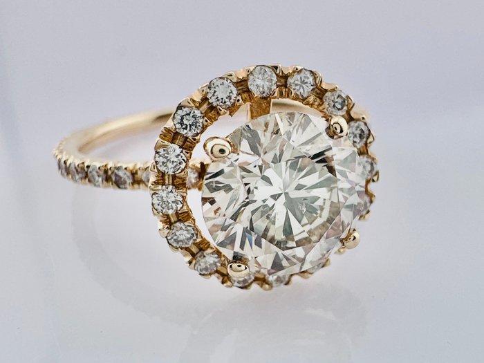 Bague de fiançailles - 18 carats Or rose - 2.08ct. tw., Bijoux, Sacs & Beauté, Bijoux anciens