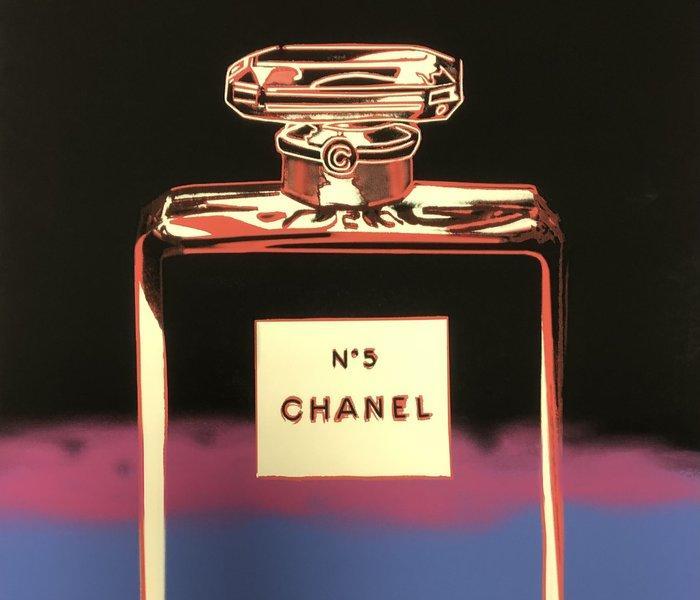 Andy Warhol - Chanel N. 5: Violet/Black - Jaren 1990, Antiek en Kunst, Kunst | Tekeningen en Fotografie