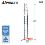 Premium ladder met Topsafe Systeem 2 delig, Doe-het-zelf en Bouw, Ladders en Trappen, Verzenden, Nieuw