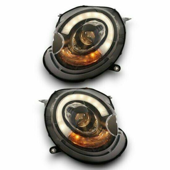 Angel Eyes Koplampen Mini R56 Hatchback Met Halogeen CP003, Auto-onderdelen, Verlichting, Nieuw, Herkomst onderdeel bekend, BMW