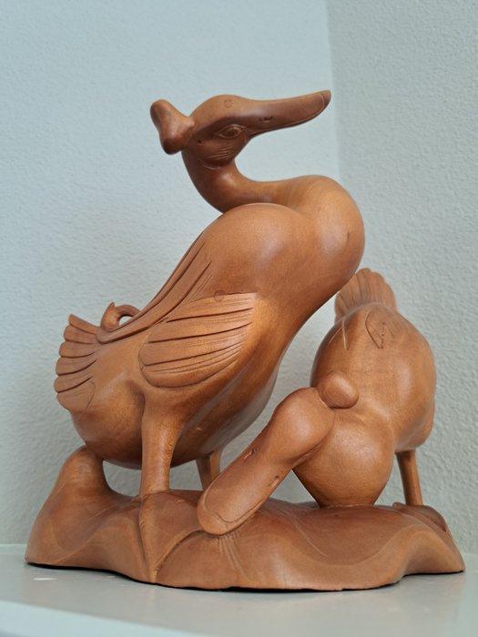 Stel Balinese eenden art deco stijl - Beeld - Indonesië, Antiquités & Art, Art | Art non-occidental