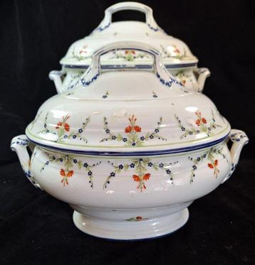Niderviller ca 1790 - Soupière (2) - Porcelaine, Antiquités & Art