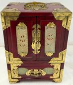 Sieradendoos - Verguld messing, Mahonie - THEEDOOS