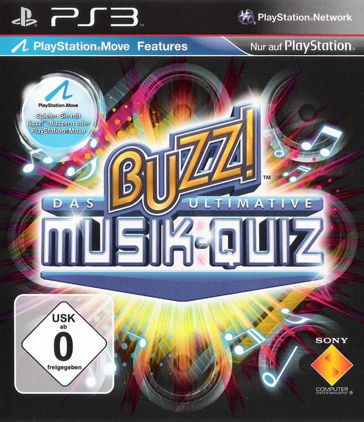 Buzz! The Ultimate Music Quiz-Duits (PlayStation 3) Gebruikt, Games en Spelcomputers, Games | Sony PlayStation 3, Ophalen of Verzenden