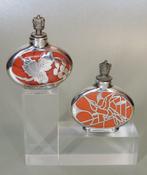 Parfumflesje met bloem decor en vogel - Parfumfles (2) -
