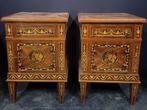 Ladekast (2) - Lombard Marquetry kleine commodes - Hout