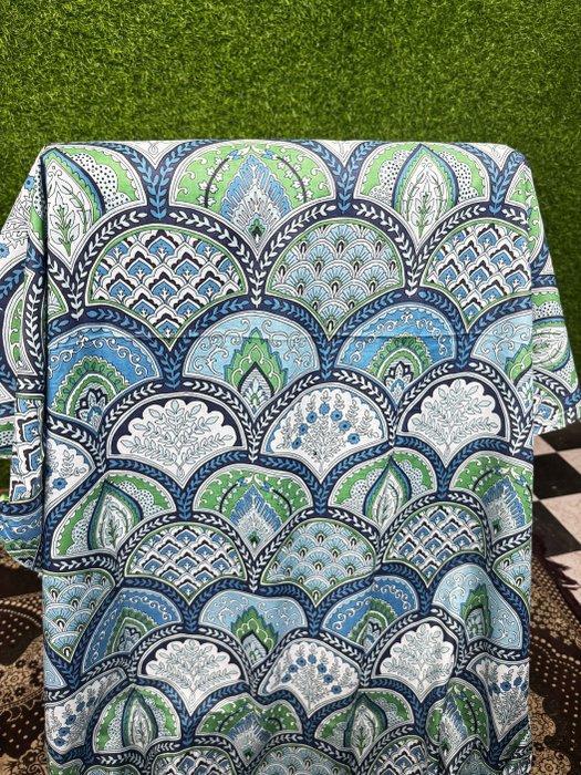 Marokkaans Mughal-waaierpatroon - Meubelstof - 500 cm - 108, Antiquités & Art, Tapis & Textile